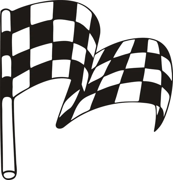 Versenyzői zászló — Stock Vector