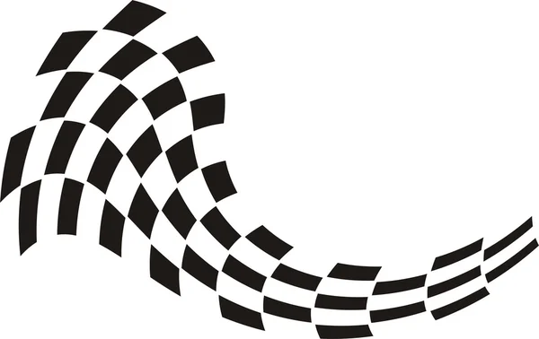 Bandeira de corrida — Vetor de Stock