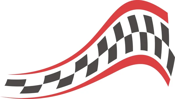 Bandera de carreras — Vector de stock