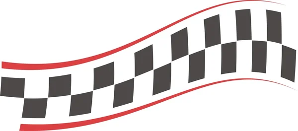 Bandera de carreras — Archivo Imágenes Vectoriales
