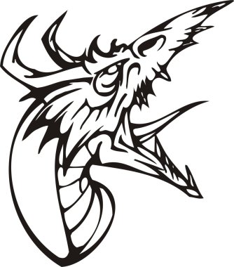 Dragon vector clipart