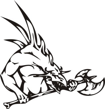 Dragon vector clipart