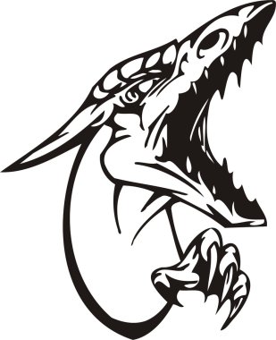 Dragon vector clipart