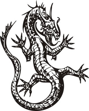 Dragon vector clipart