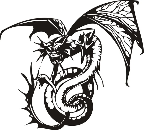 Vector de dragón — Archivo Imágenes Vectoriales