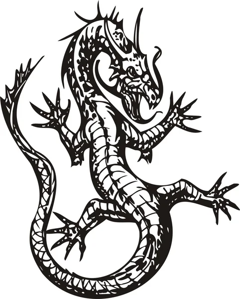 Dragon vecteur — Image vectorielle