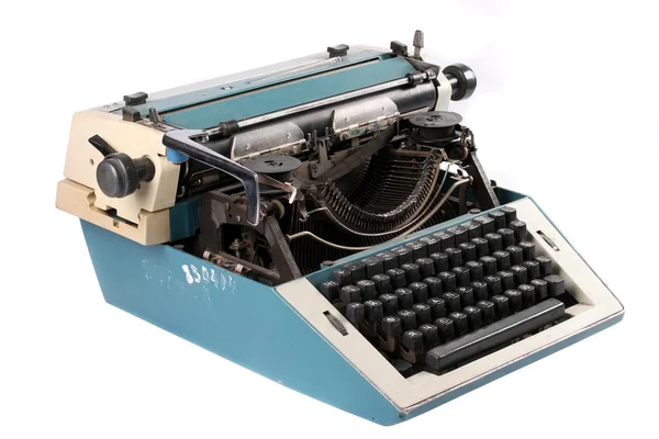 Старая старинная пишущая машинка — стоковое фото