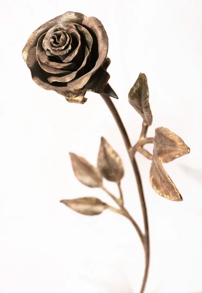 Rosa de metal —  Fotos de Stock