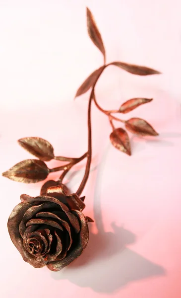 Rosa de metal —  Fotos de Stock