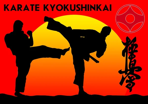 Martial arts - kyokushinkai karate — Stockfoto