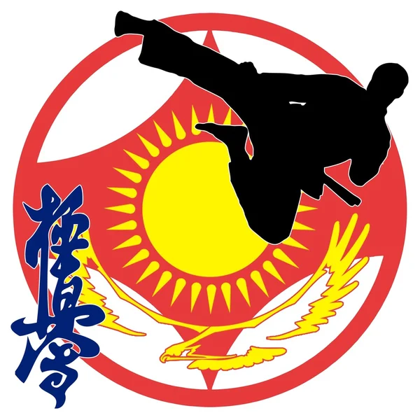 Dövüş sanatları - karate kyokushinkai — Stok fotoğraf