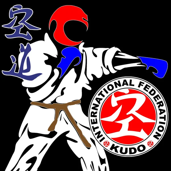 Dövüş sanatları karate — Stok fotoğraf