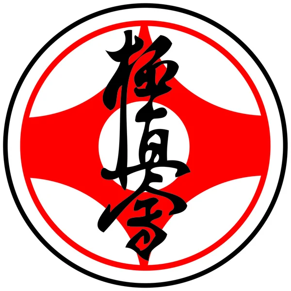 Martial arts - kyokushinkai karate — Stockvector