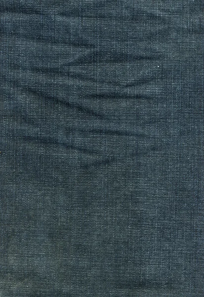 原始的纹理蓝色牛仔纺织 — 图库照片