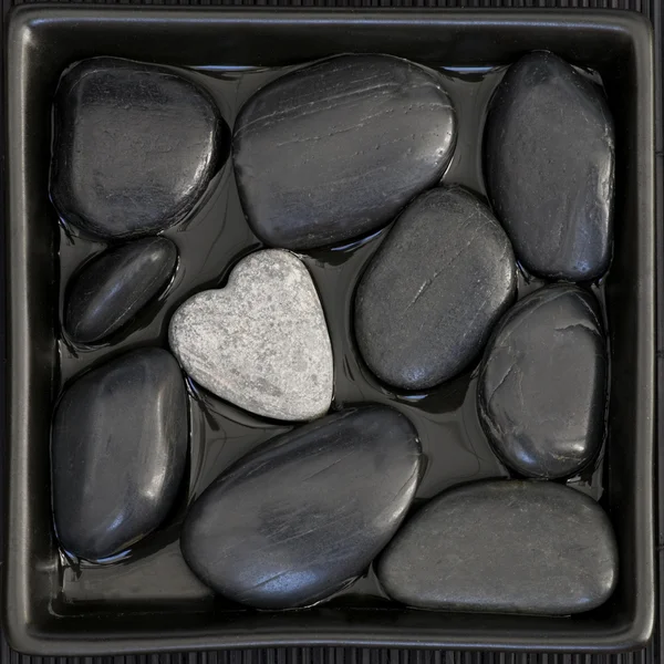 A kő szív — Stock Fotó