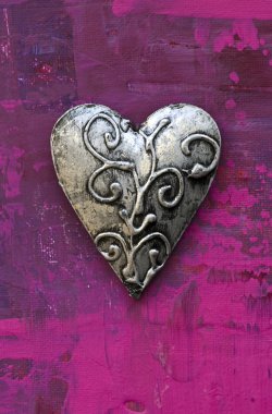 Painting with heart clipart