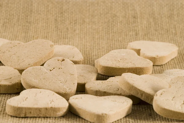 stock image Heart shaped cookies