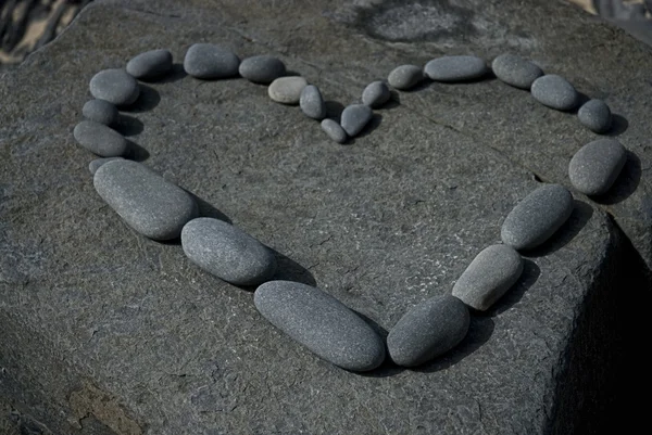 A kő szív — Stock Fotó