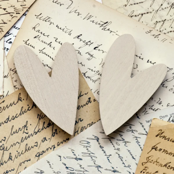 Καρδιά για το γράμμα — Φωτογραφία Αρχείου