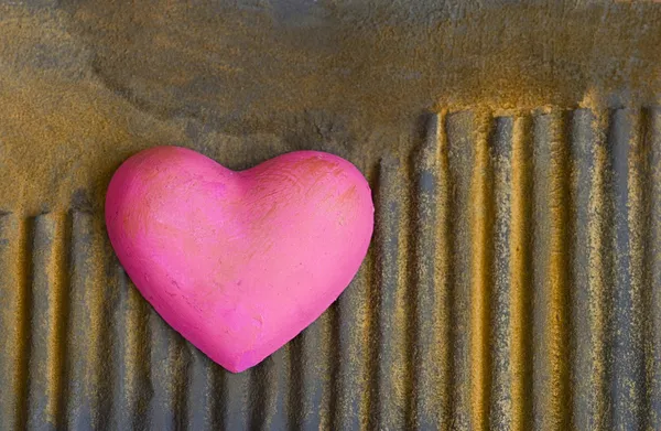 Hearts on rust — Stock Photo, Image