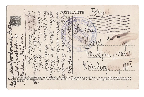 Tarjeta postal manuscrita —  Fotos de Stock