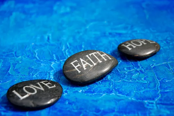 Láska víra naděje — Stock fotografie