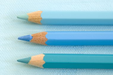 Blue pencils clipart