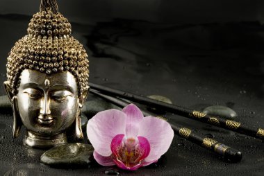 Buddha still life clipart