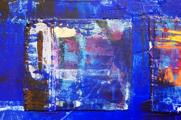 Abstrakte blaue Malerei — Stockfoto