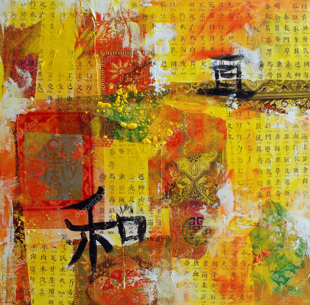 Collage backgroun asia Stock Photo by ©Anegada 1594434