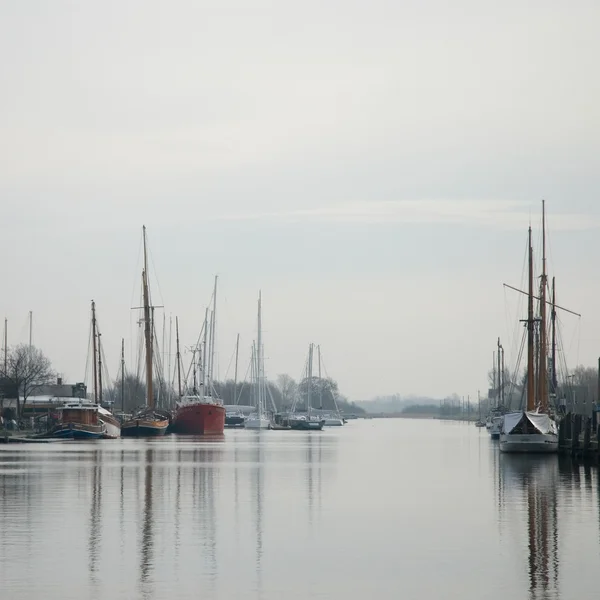 Greifswald hamnen — Stockfoto