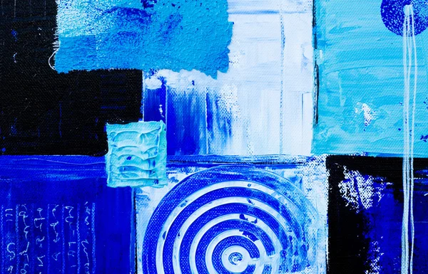 Blauer Kunsthintergrund — Stockfoto