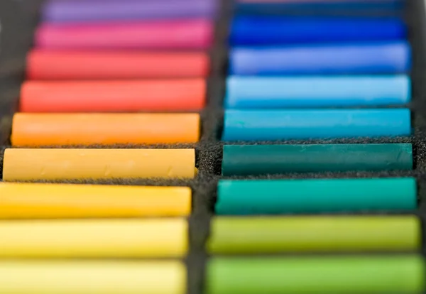 Färgglada pastell krita — Stockfoto