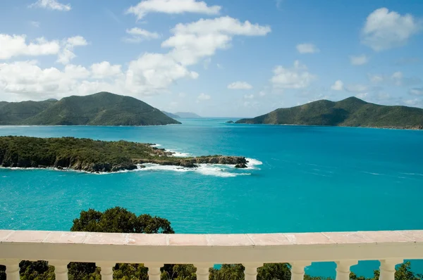 Uitzicht vanaf de camanoe eiland — Stockfoto