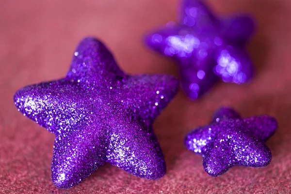 Decoración de Navidad púrpura — Foto de Stock