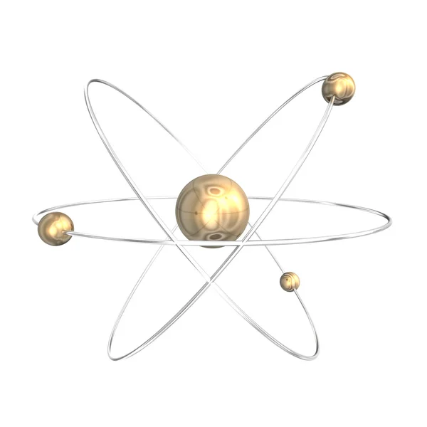 Атомні профайл 3d — стокове фото