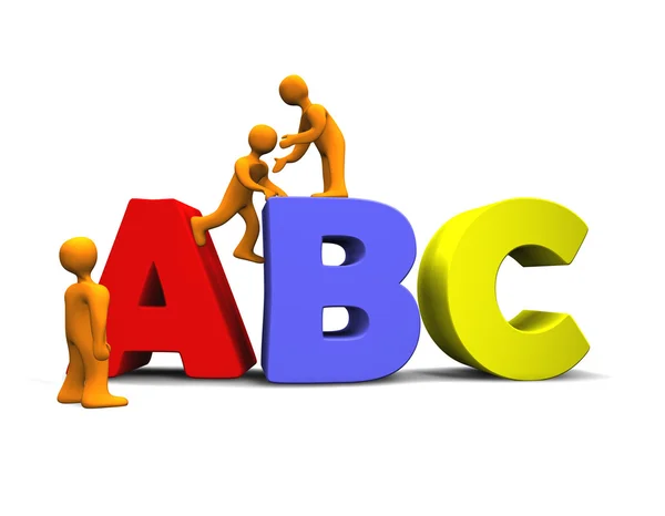 ABC 3d — Fotografia de Stock