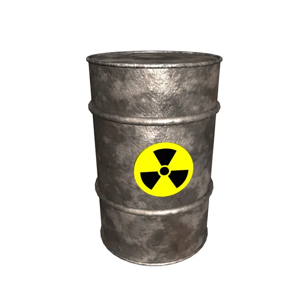 Barril radioactivo — Fotografia de Stock