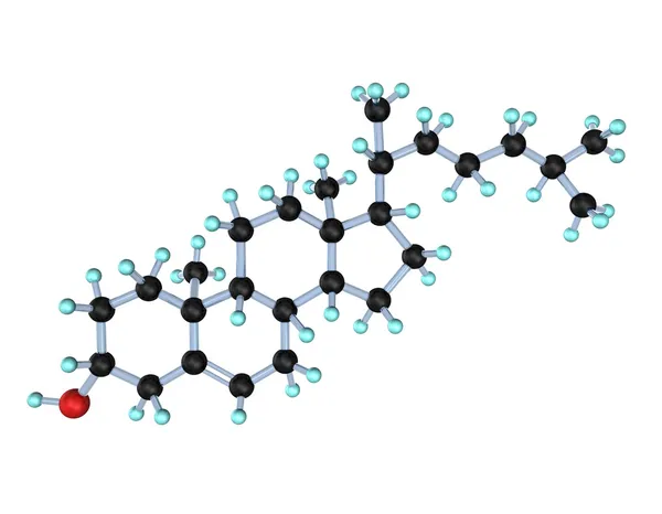 분자 콜레스테롤 3d — 스톡 사진