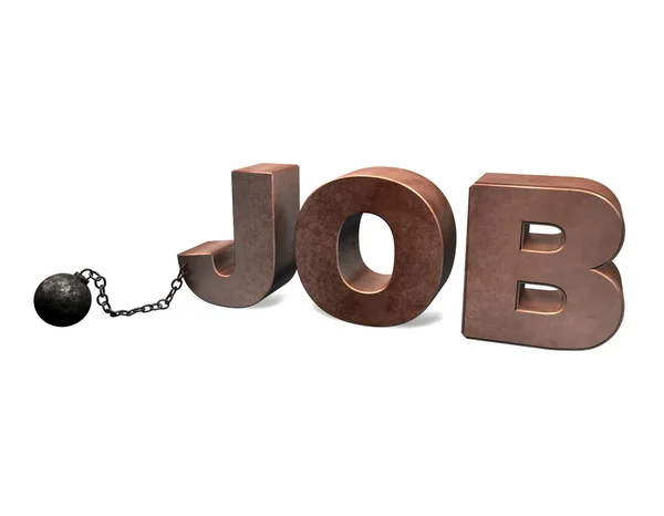 Slave of Job 3D — Stock Photo, Image