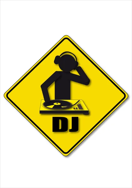 DJ — Vettoriale Stock
