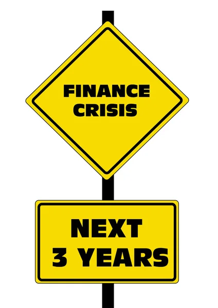 Crisis financiera — Vector de stock