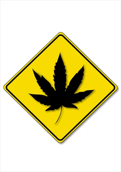 Cannabis Sativa — Stock Vector