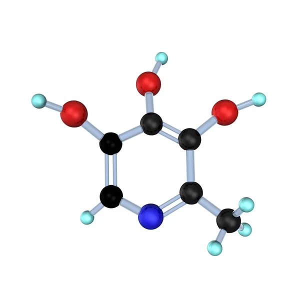 Molekül Vitamin b6 — Stockfoto