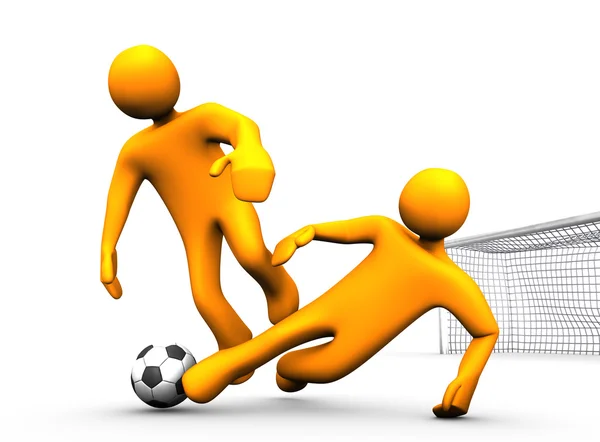 Tackle Soccer — Stock Photo, Image