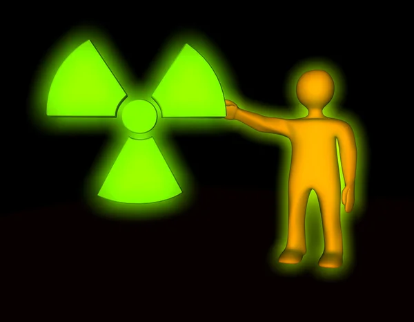 Radioactiv 오염 — 스톡 사진