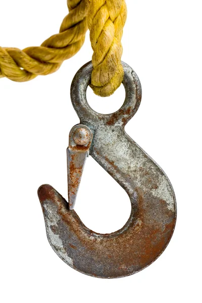 Old Winch hook — Stock Photo, Image