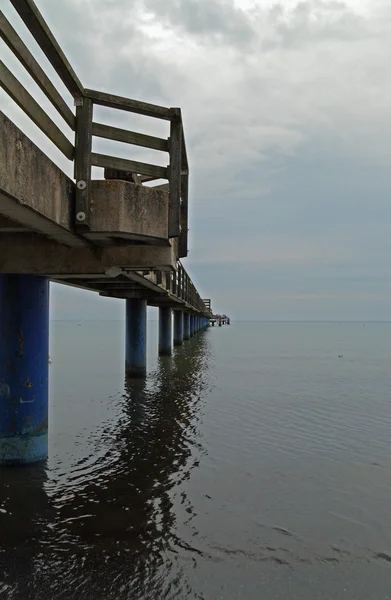 また/バルチック海の桟橋 — ストック写真