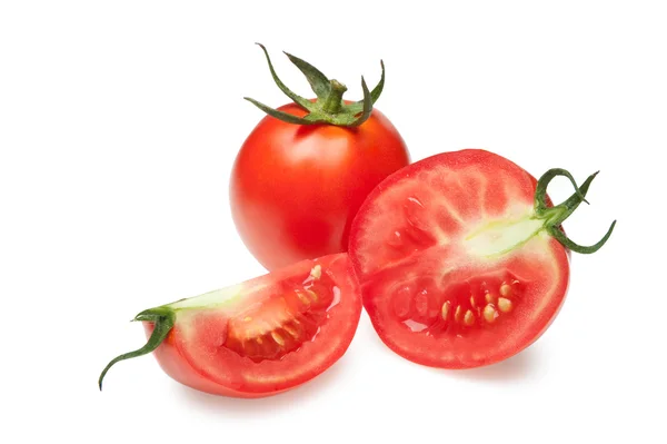 Os tomates de redução — Fotografia de Stock