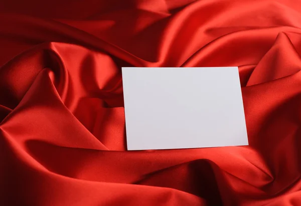 Nota sobre la seda roja — Foto de Stock